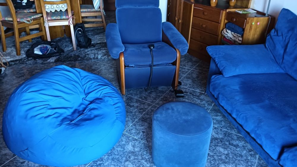 Sofá 3 + Sofá 1 + Banqueta + Puff