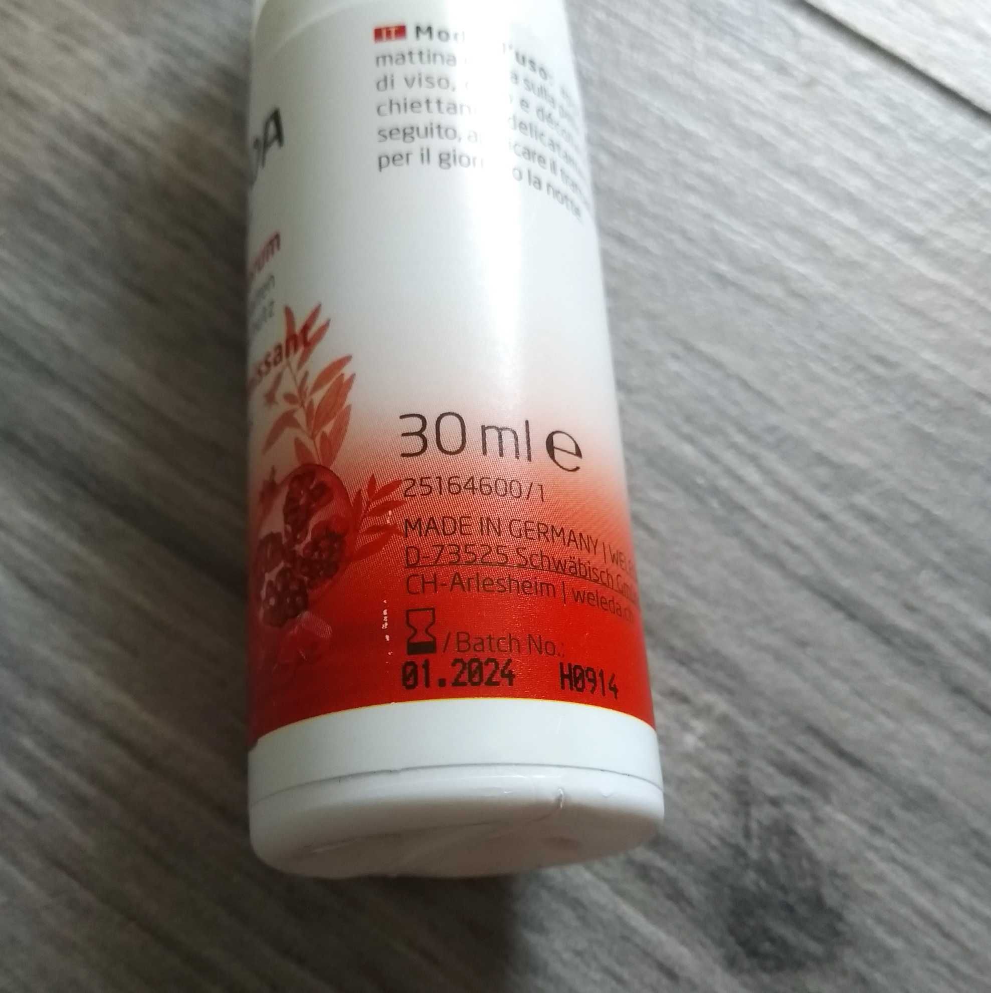 Weleda - ujędrniające SERUM do twarzy z granatem 30ml nowe