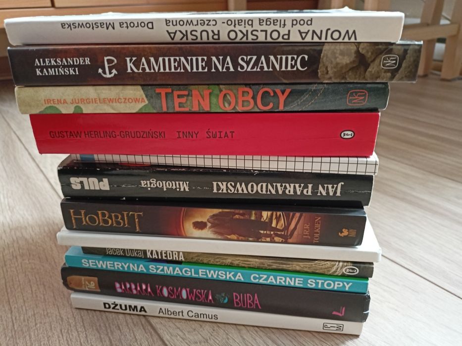 Mały książę. Hobbit. Mitologia. Katedra. Dżuma. Kamienie na szaniec