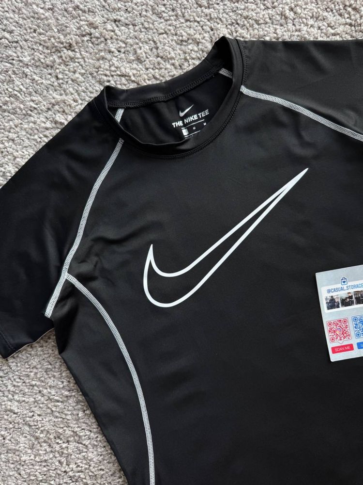 Футболка для спорта Nike Pro (компрессионная футболка, термо)