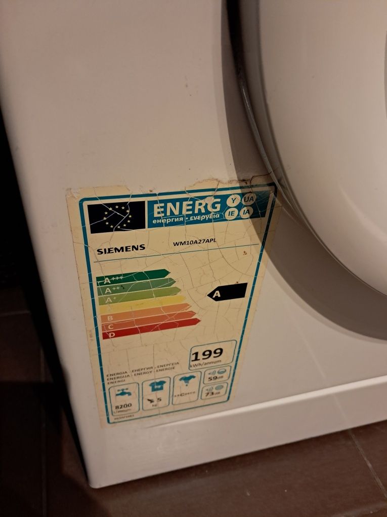 Pralka siemens super speed edition