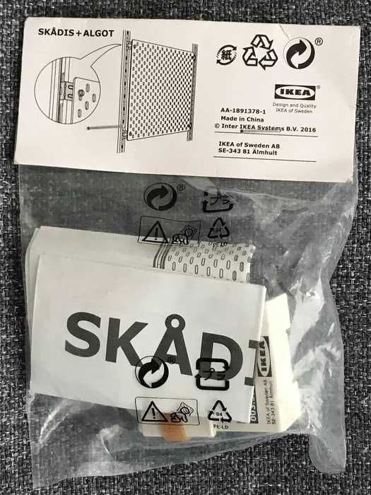 Skadis nowe złącza/łączniki do ALGOT IKEA 003.358.85