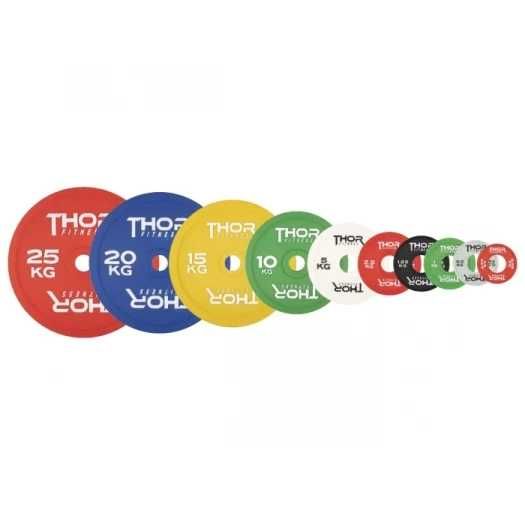 Obciążenie zawodnicze żeliwne kalibrowane Thor Fitness 2 x 15 kg