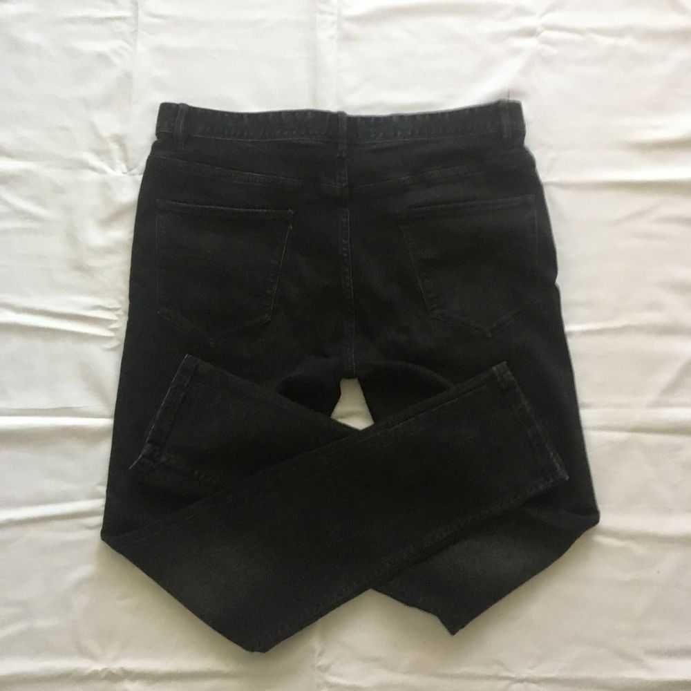 Czarne spodnie jeans London NEXT 34/32 skinny black slim zara