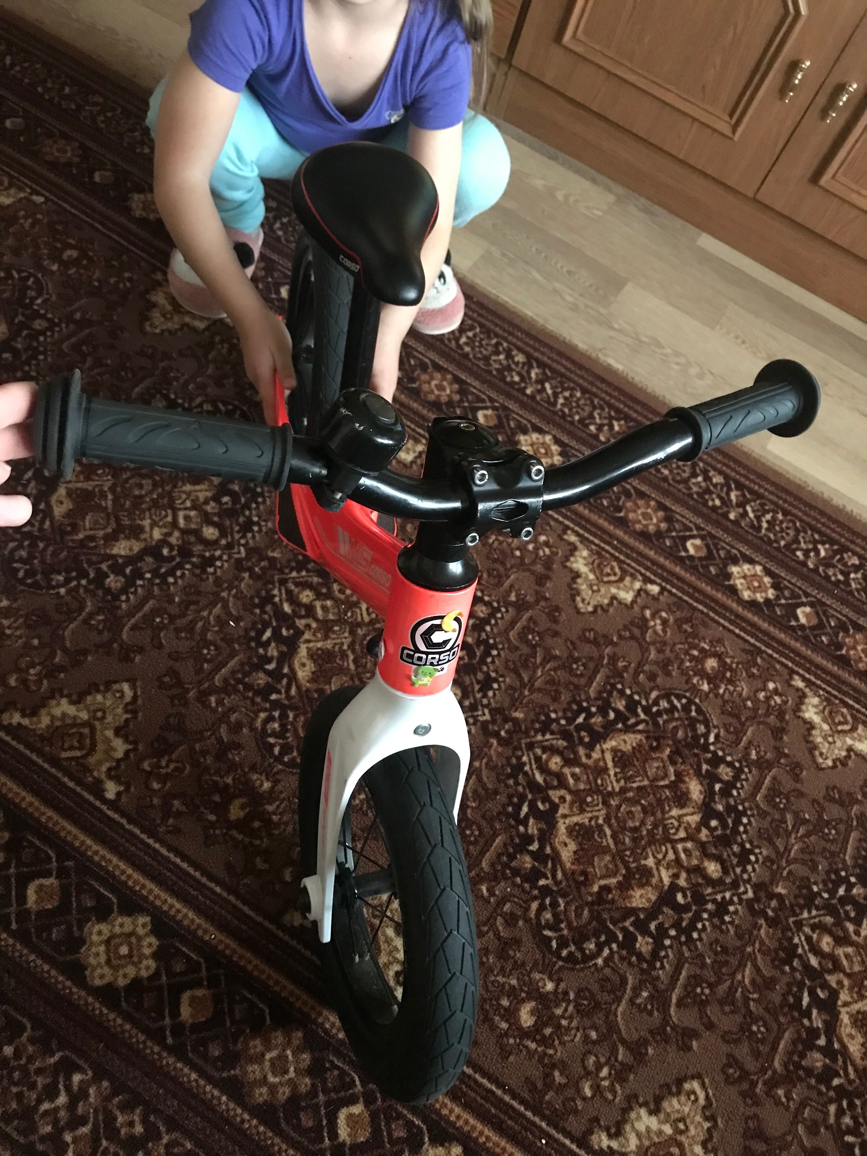 Велобіг Corso MG колеса 12” для дівчинки