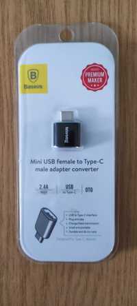 Переходник конвертер Baseus USB to Type-C