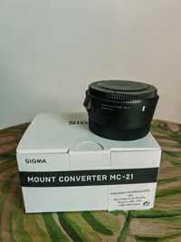 Adaptador Sigma MC-21 Canon EF - L