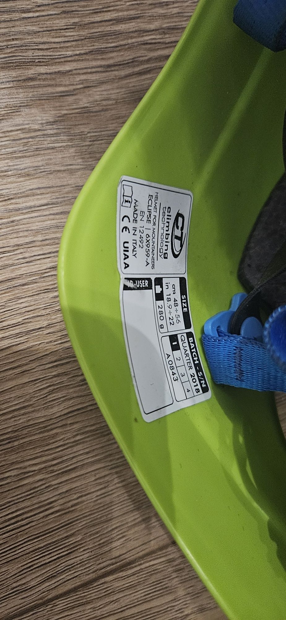 Kask wspinaczkowy Climbing Technology Eclipse green