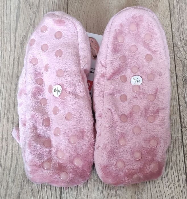 Kapcie damskie ocieplane różowe jednorożce 36-37 nowe
