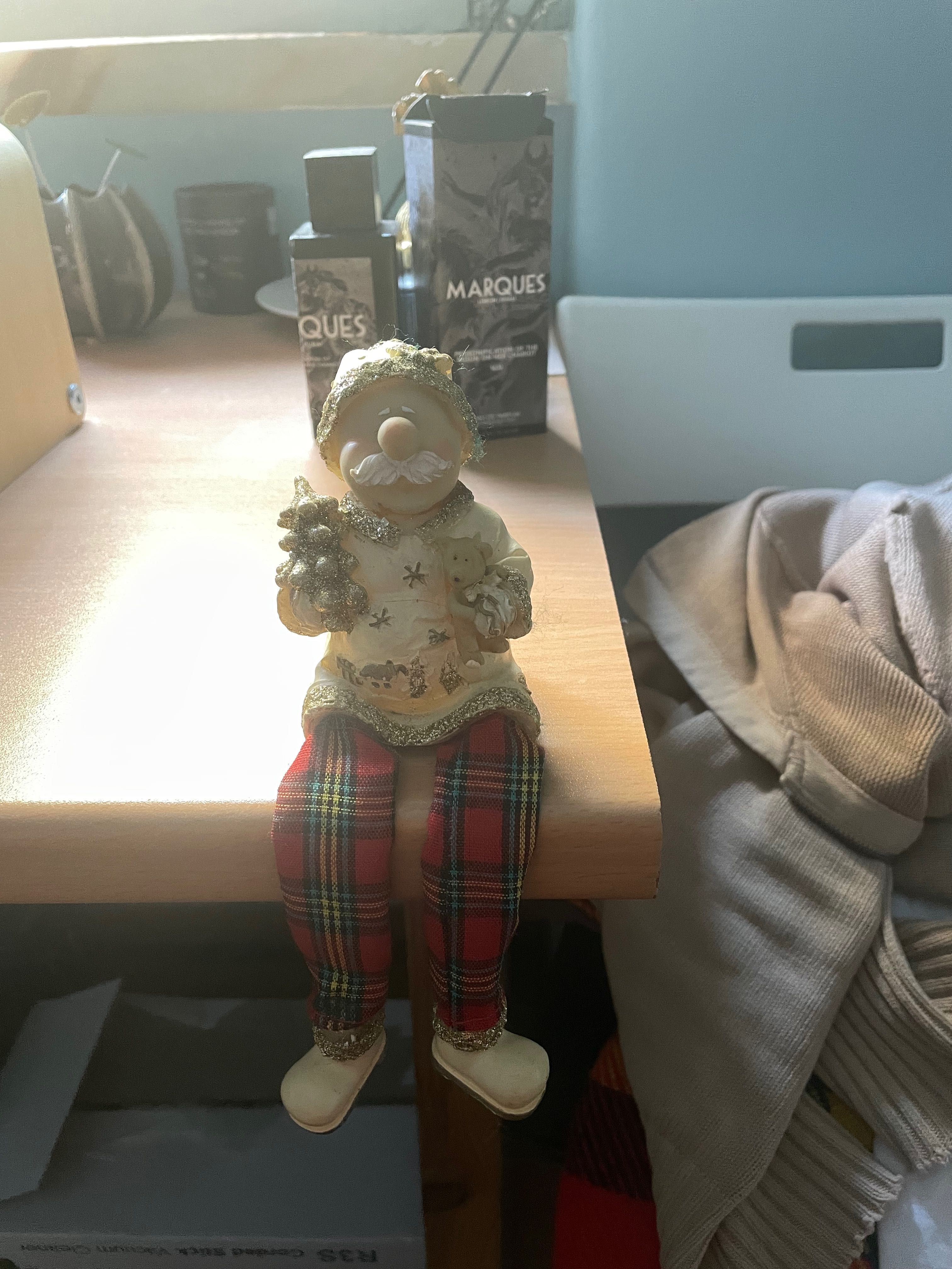 Boneco natalício como novo