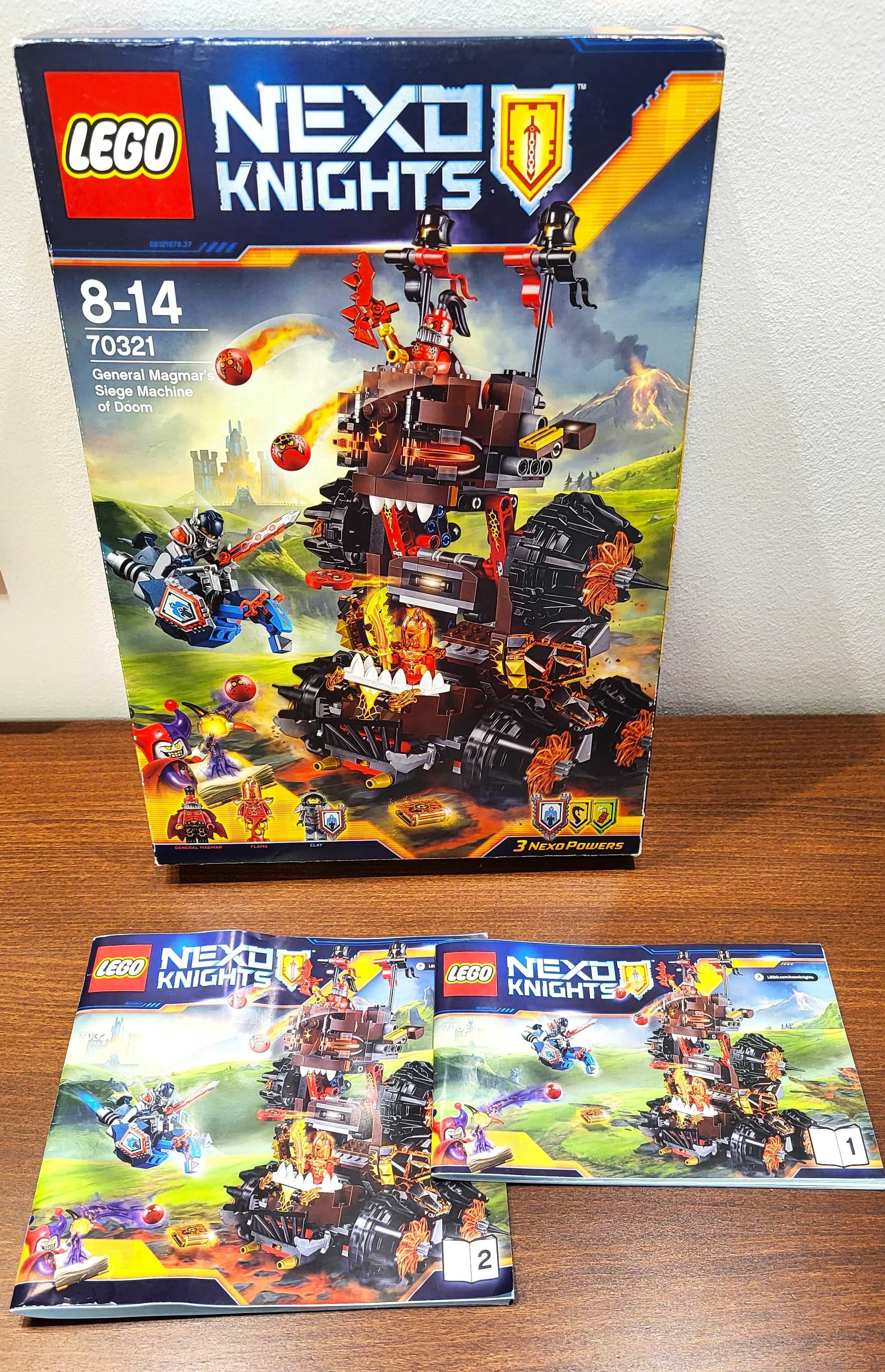 LEGO 70321 Nexo Knights Machina oblężnicza generała Magmara  UNIKAT