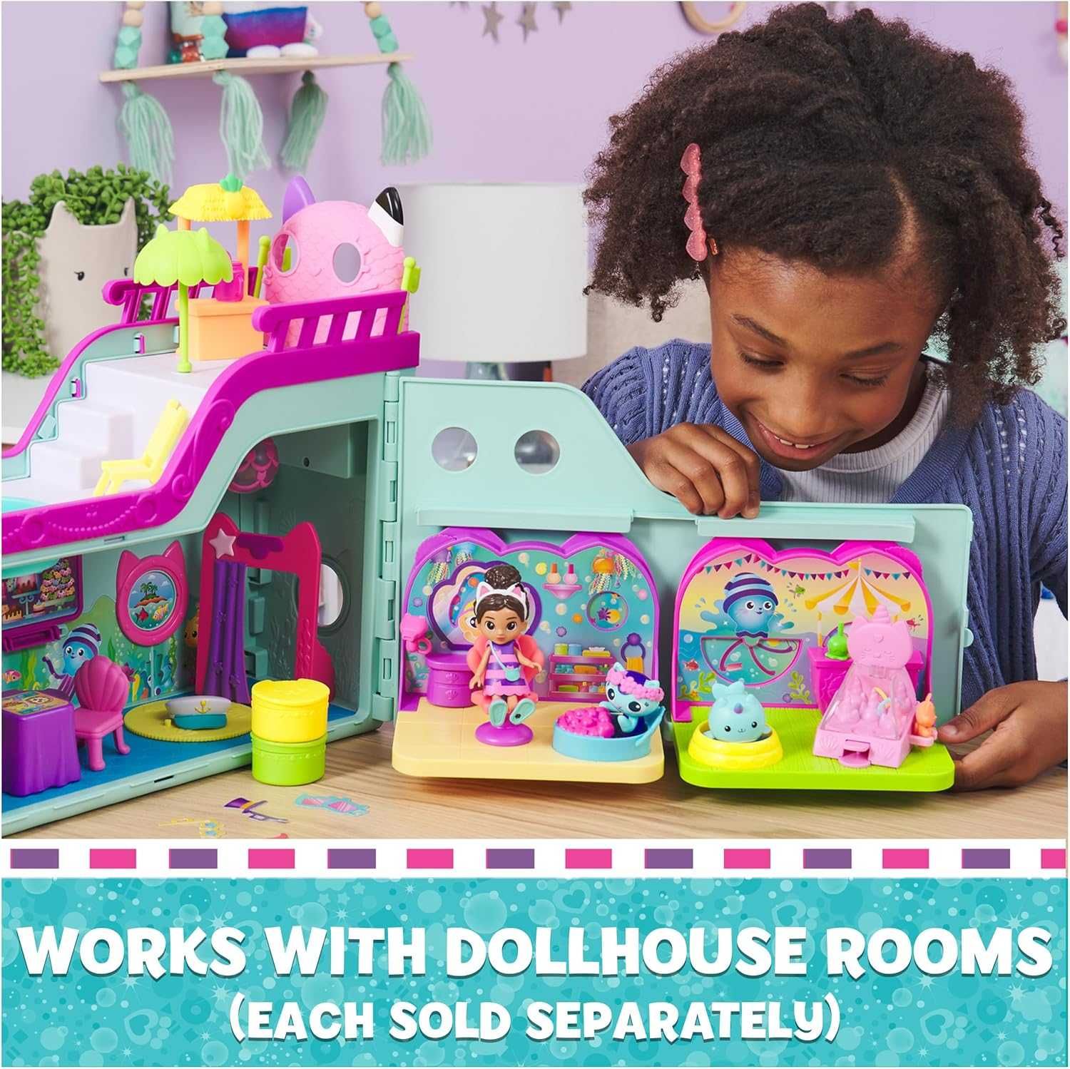 Ігровий набір Круїзний лайнер Габбі Gabby's Dollhouse Cat Friend Ship