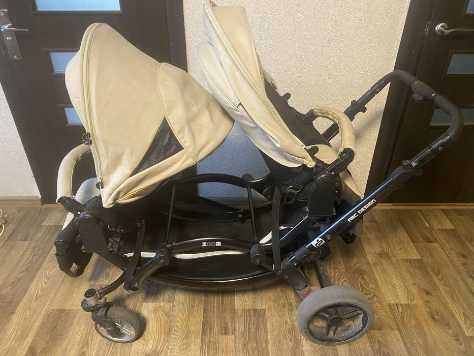 Коляска для двійні, для погодок