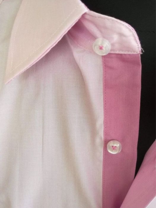 Koszula męska nowa 43 rozmiar 176-182 wzrost  kolor róż długi rękaw
