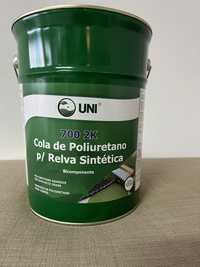 Kit cola 5,5kg Relva sintética e 15m tela de união Alcatifex