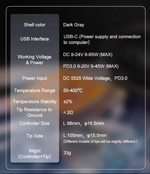 Смарт паяльник TS101. Жало TS-BC 2