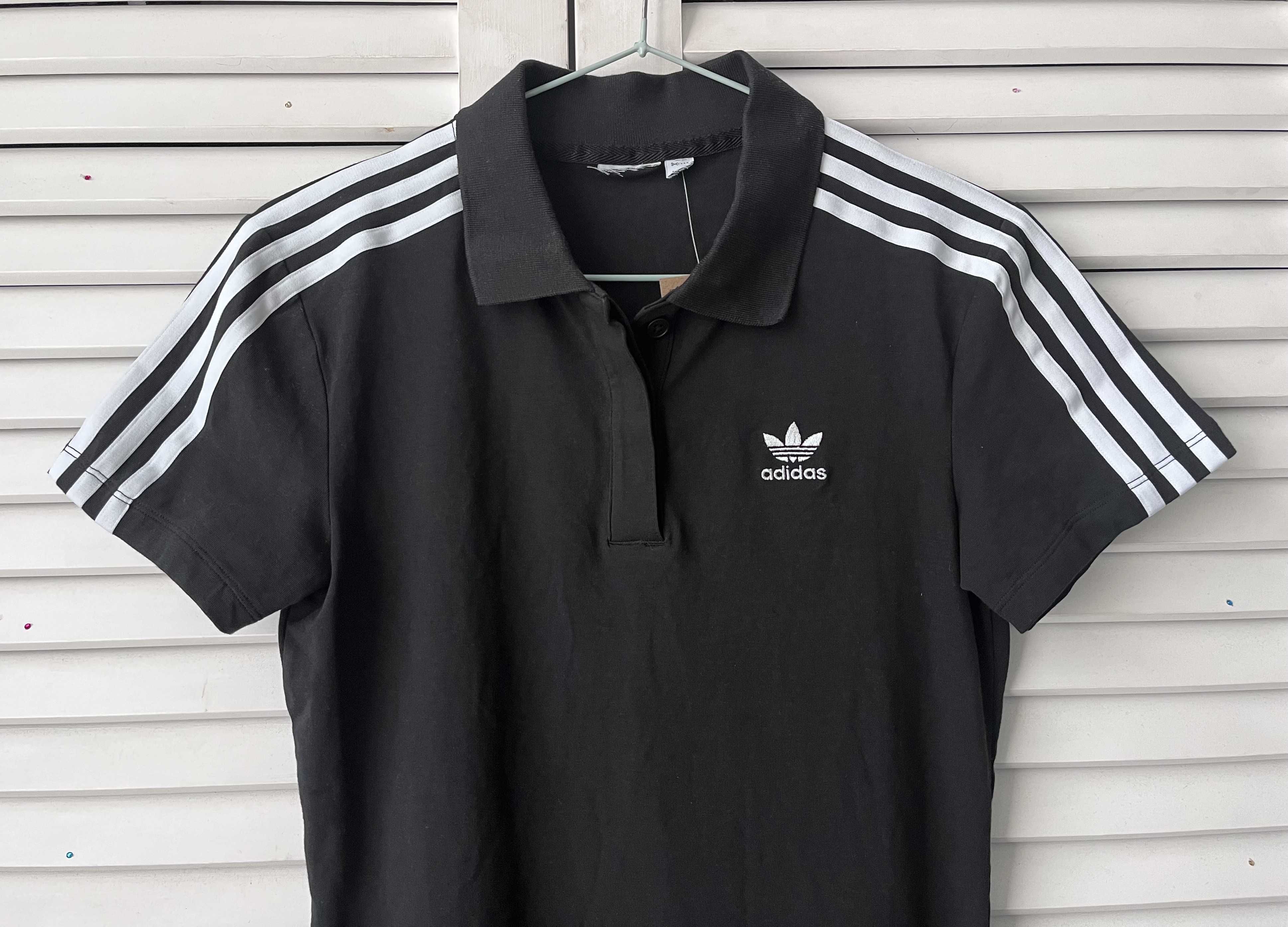 ADIDAS Originals mini sukienka polo paski LOGO XS