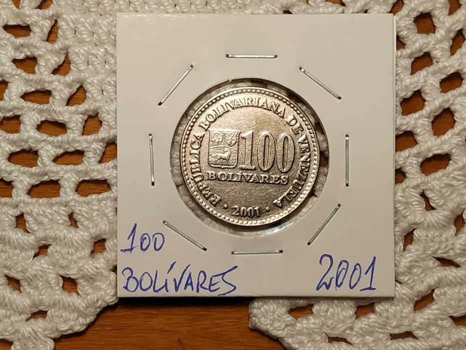 Venezuela - moeda de 100 bolívares de 2001