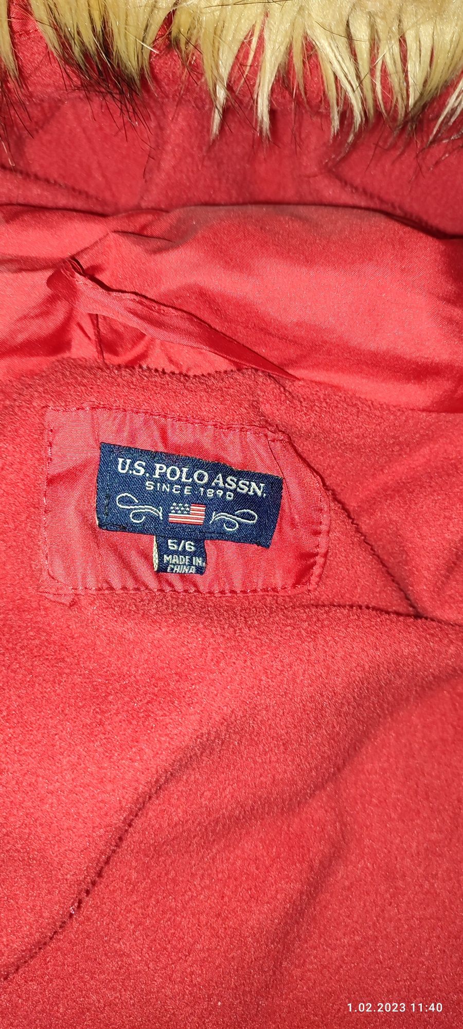 kurtka U.S. Polo Assn. dziecięca rozm. 110