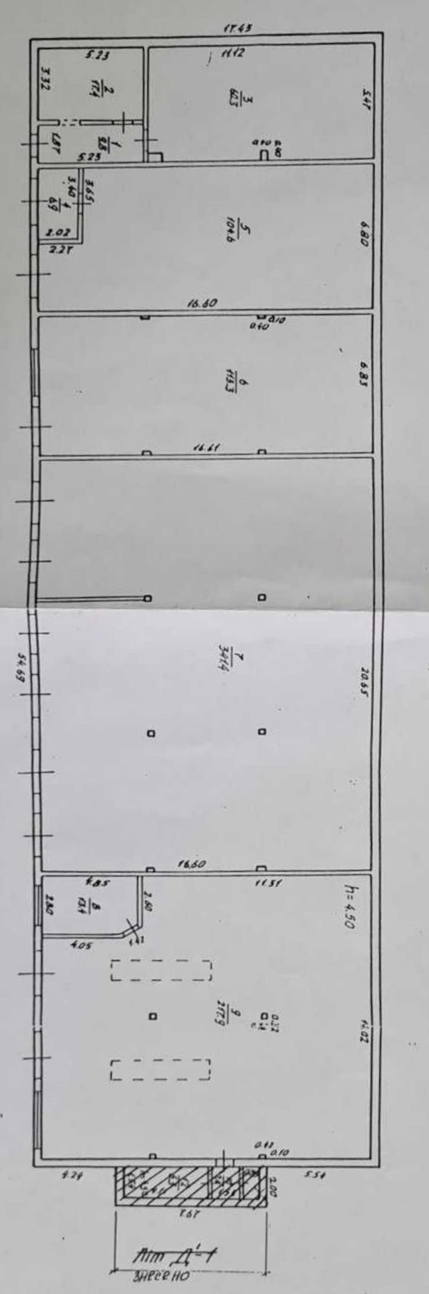 Продаётся склад/пром помещение 900 кв.м., Правый берег Чичерина 74