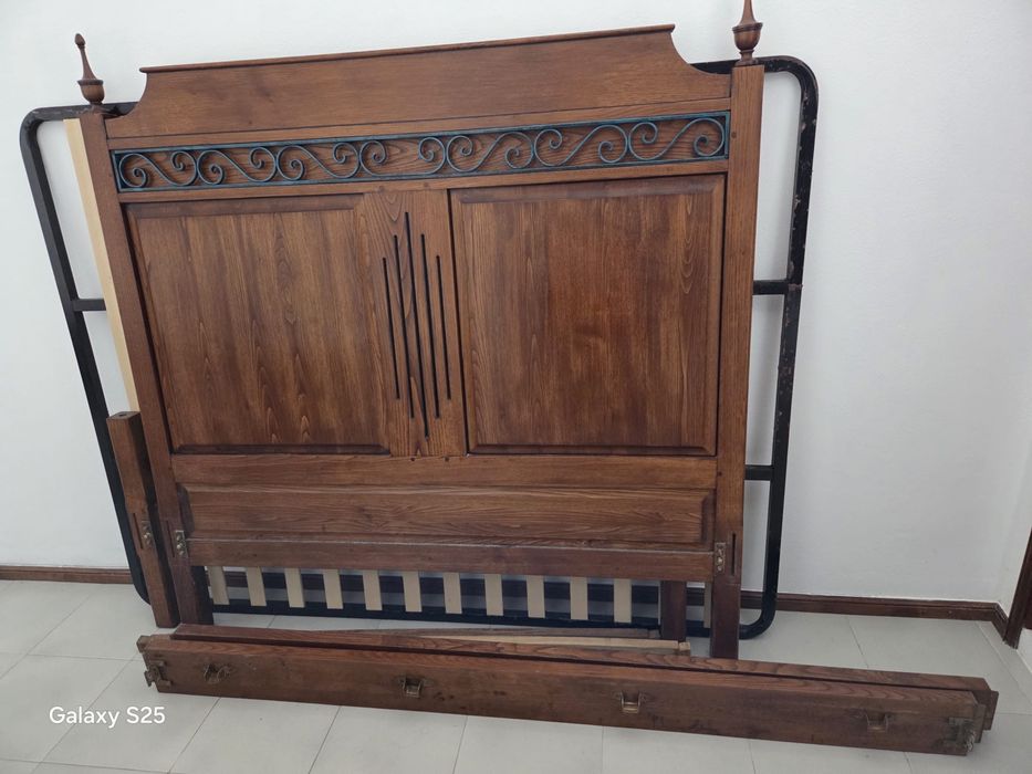 Cama de casal madeira maciça
