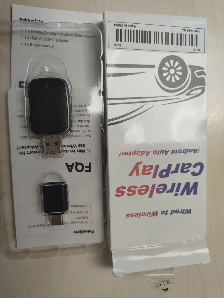 Адаптер CarPlay / Android auto Wifi/Bluetooth