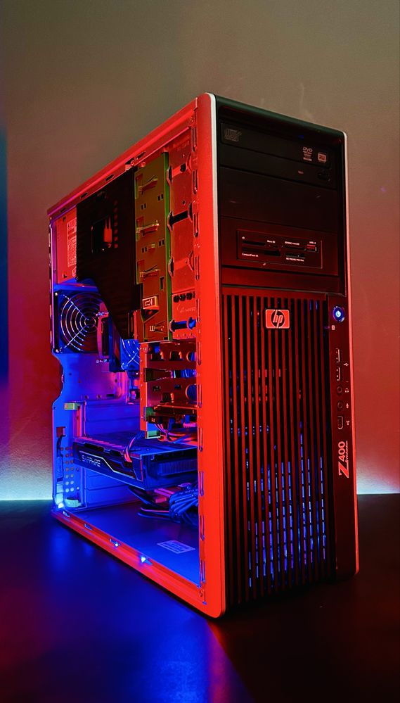 Komputer Do Gier Gamingowy RGB Intel 4X3,4Ghz, RX 480 4GB , 16GB Ram