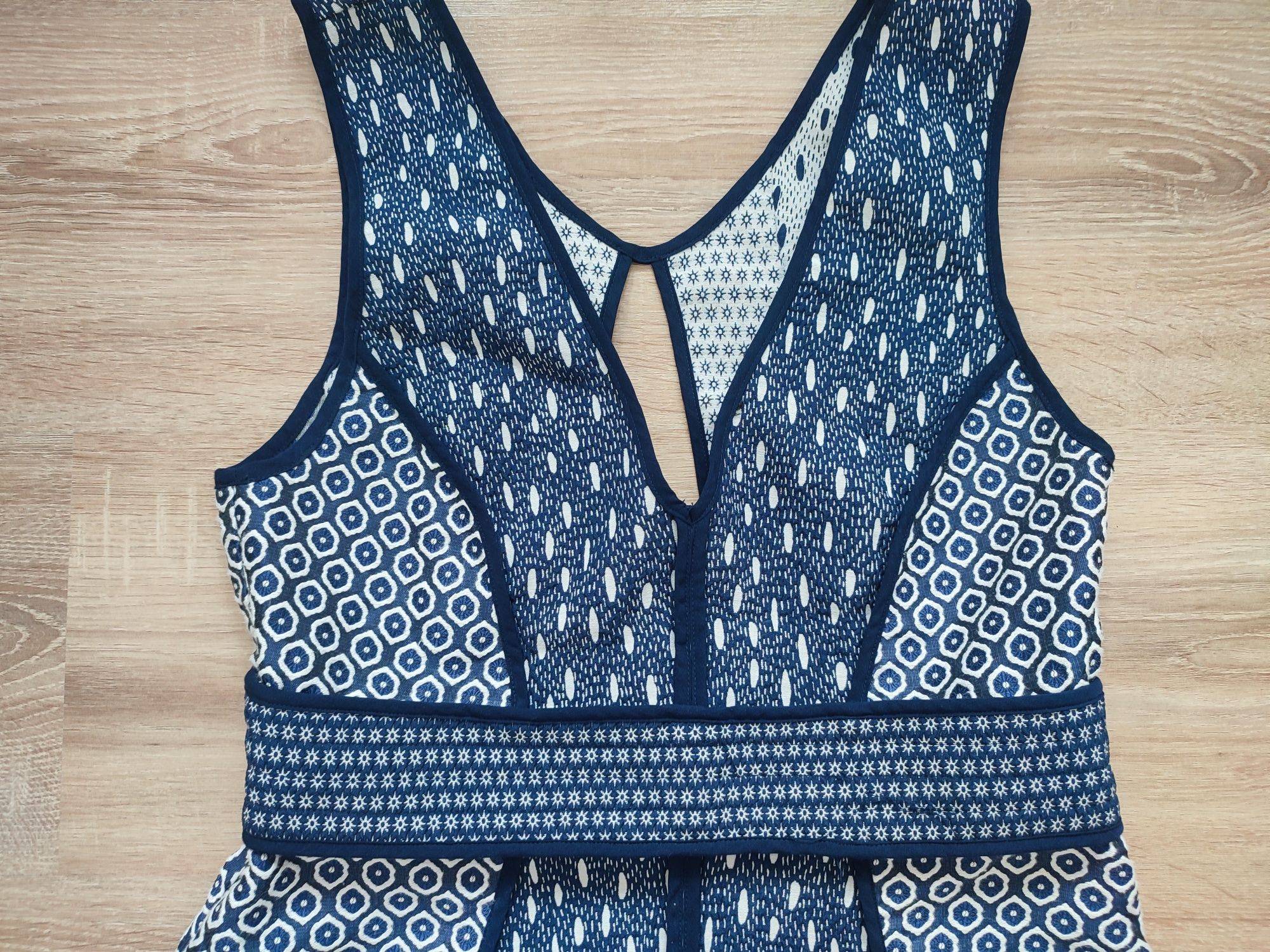 Sukienka granatowa H&m