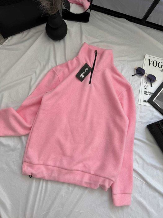 Жіноча тепла флісова кофта тепле зимове худі на флісі на змійці