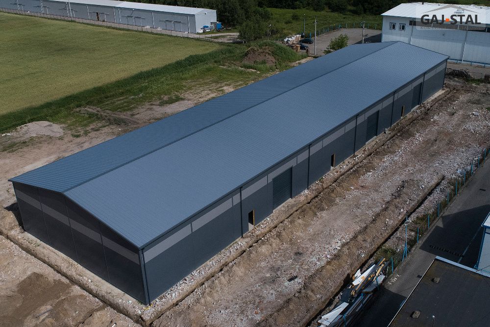 Hala stalowa ocieplana produkcyjno-magazynowa 20x78x6m 1560m2