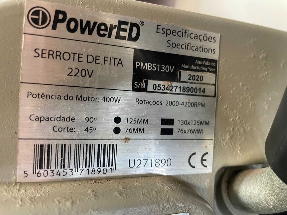 Serrote de Fita POWERED PMBS130V