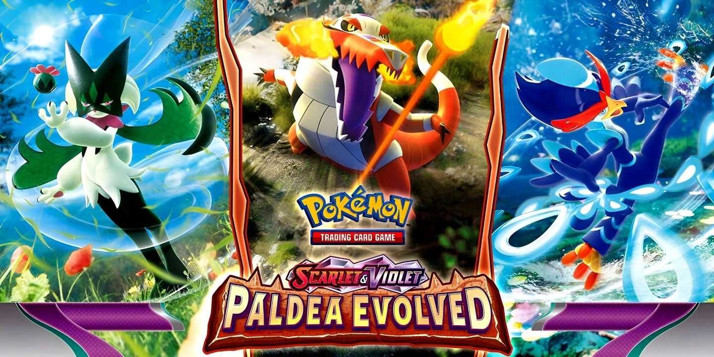 POKEMON karty MEGA box 360 kart kolekcjonerskich PALDEA EVOLVED