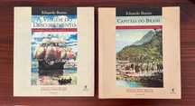 02 Livros de História sobre Cabral, os navegadores e o Brasil