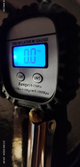 MEDIDOR DIGITAL da pressão dos pneus