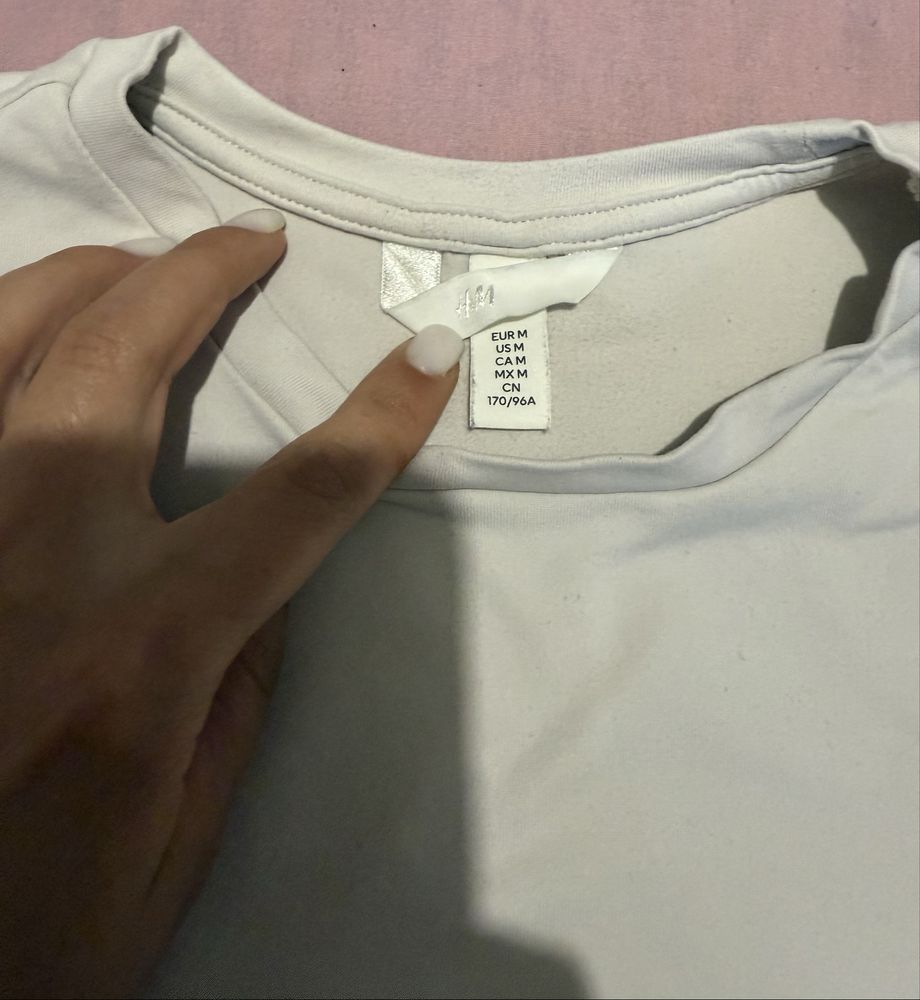 Футболка в стиле skims, топ h&m