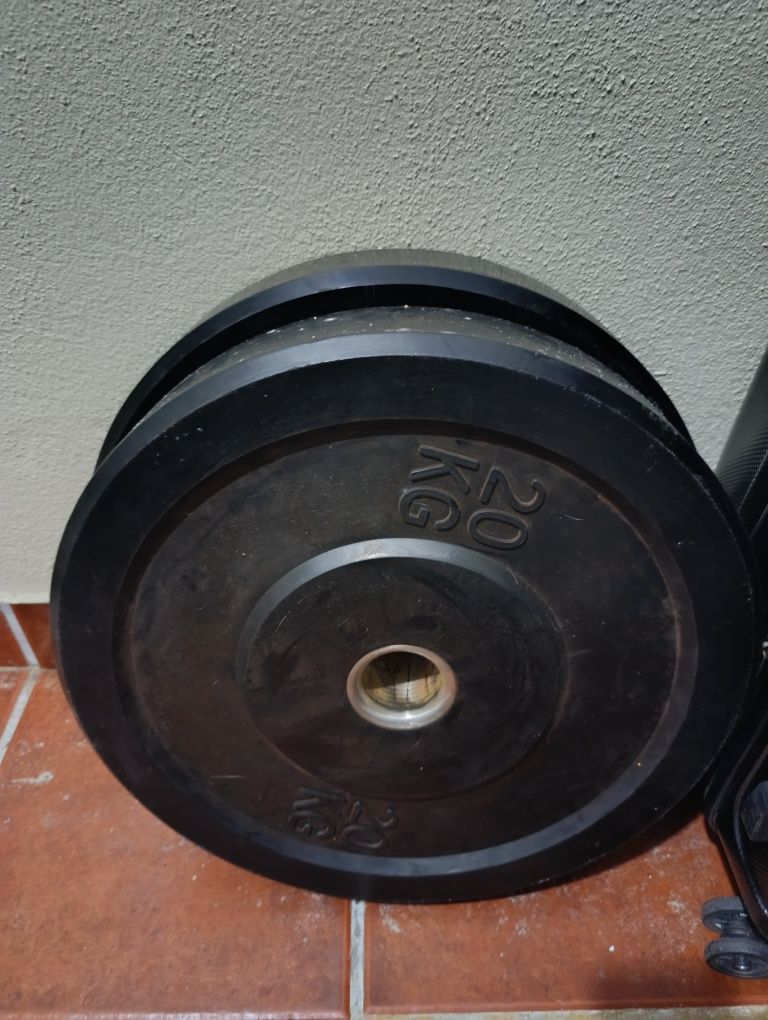 Discos Bumper Weightlifting