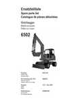 Katalog części Wacker Neuson 6502