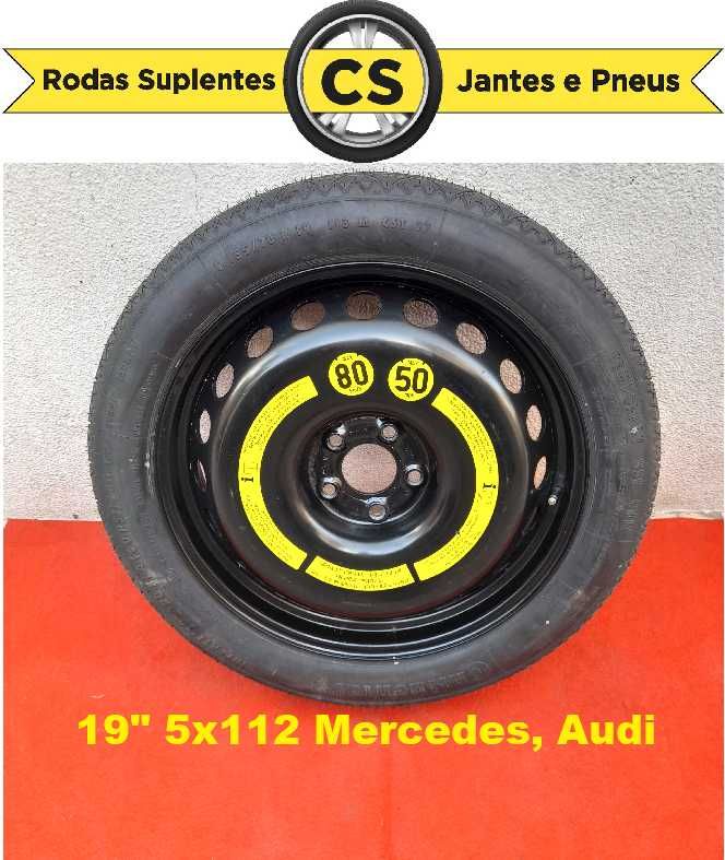 Rodas Suplentes Pneus emergência Kit, Mercedes VW Audi BMW Toyota etc