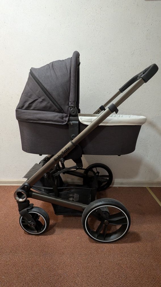 BabySafe Lucky Wózek dziecięcy Głęboko-Spacerowy 2w1 Czarny