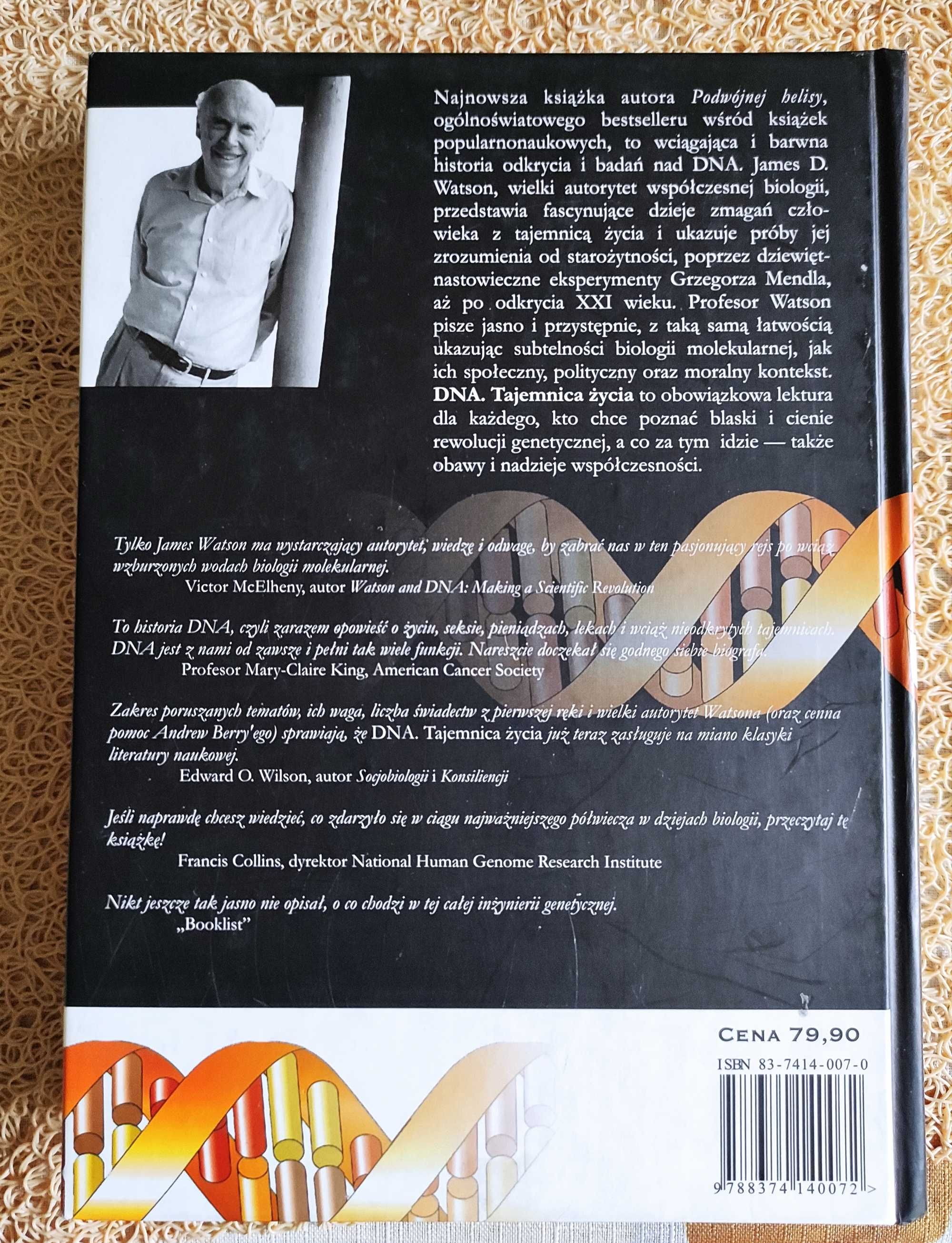 DNA Tajemnica życia
James D. Watson
