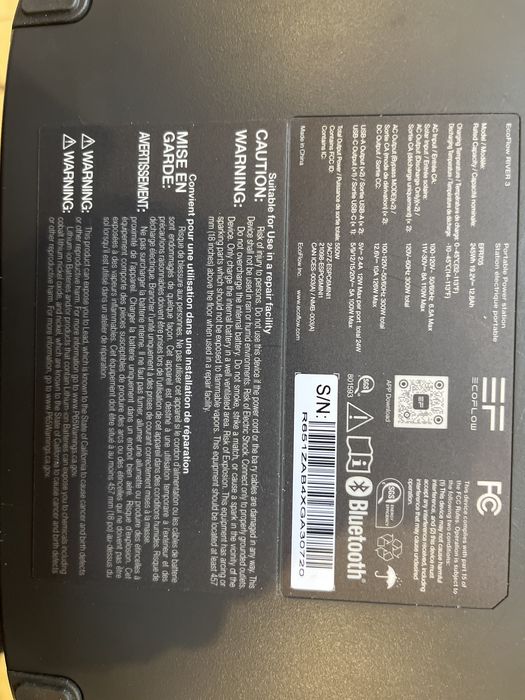 EcoFlow River 3 UPS (110V, usa) 300W