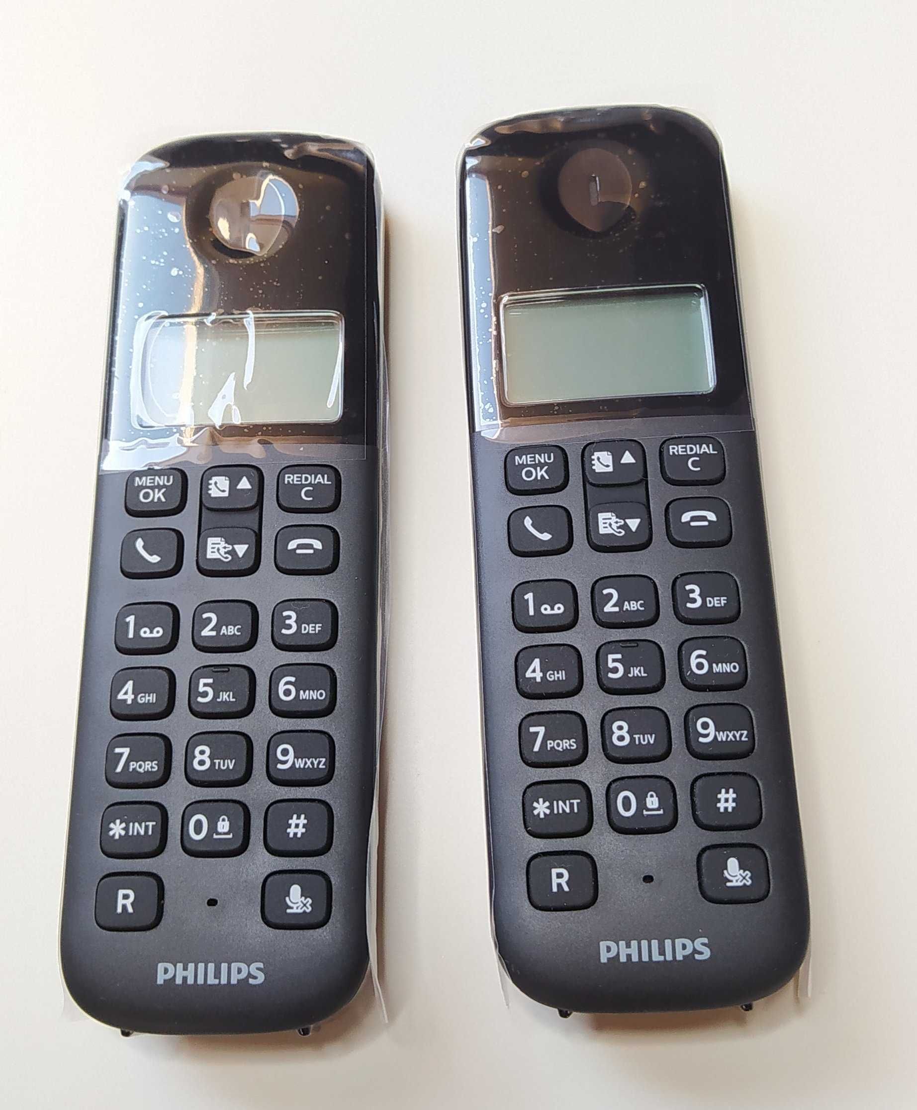 Zestaw telefonów PHILIPS D1602B Czarny ID Głośnomówiący