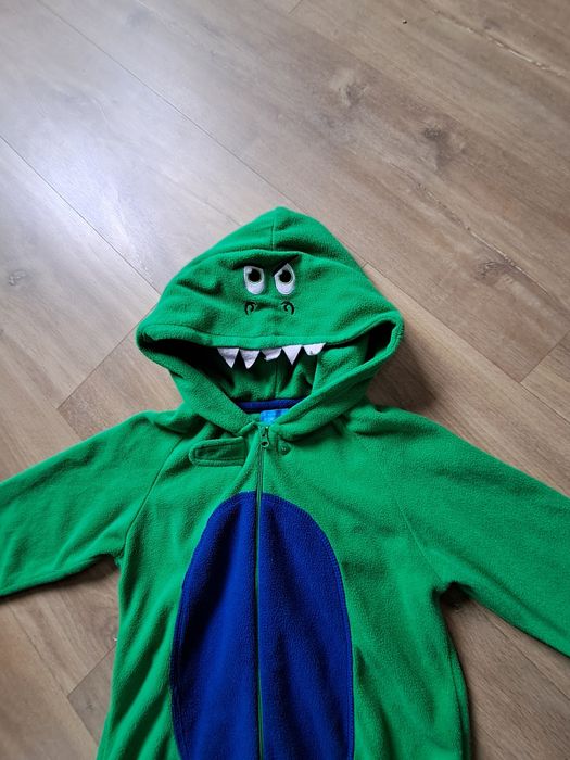 Stworek potworek dinozaur strój przebranie kombinezon 122-128