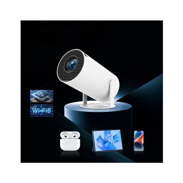 Projetor Smart 2 em 1 com Controlo e Comandos de Jogo