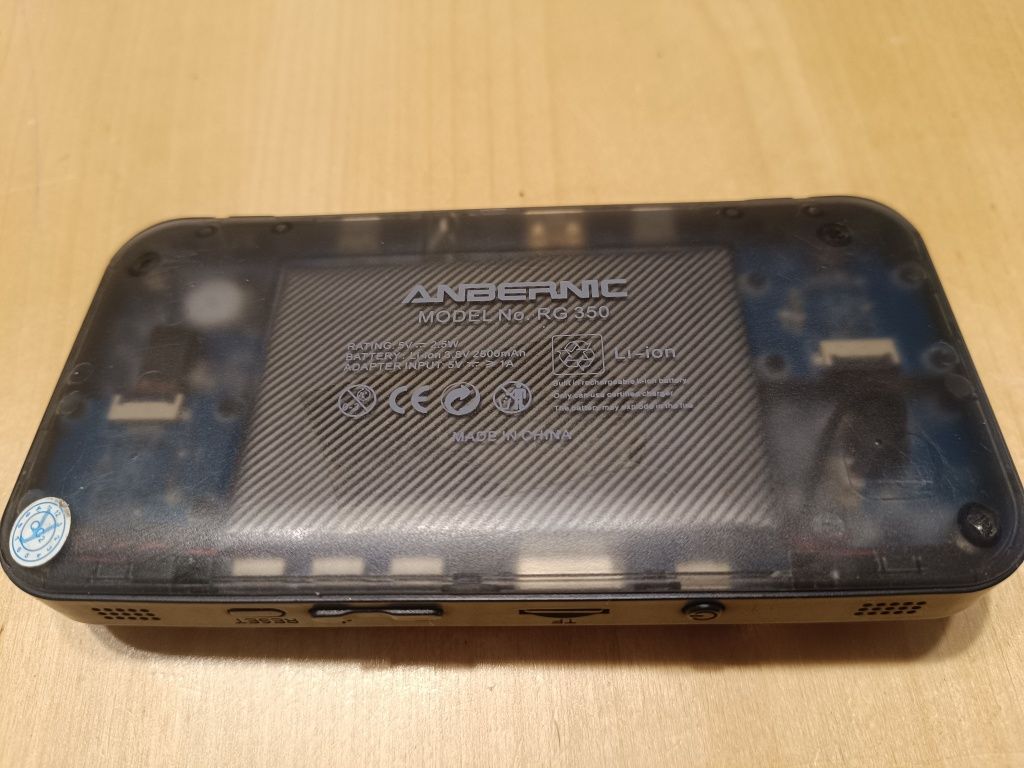 Konsola retro Anbernic RG350 IPS | Emulatory PS1, GBA, SNES + microSD