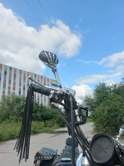 Бахрома на руль мотоцикла
