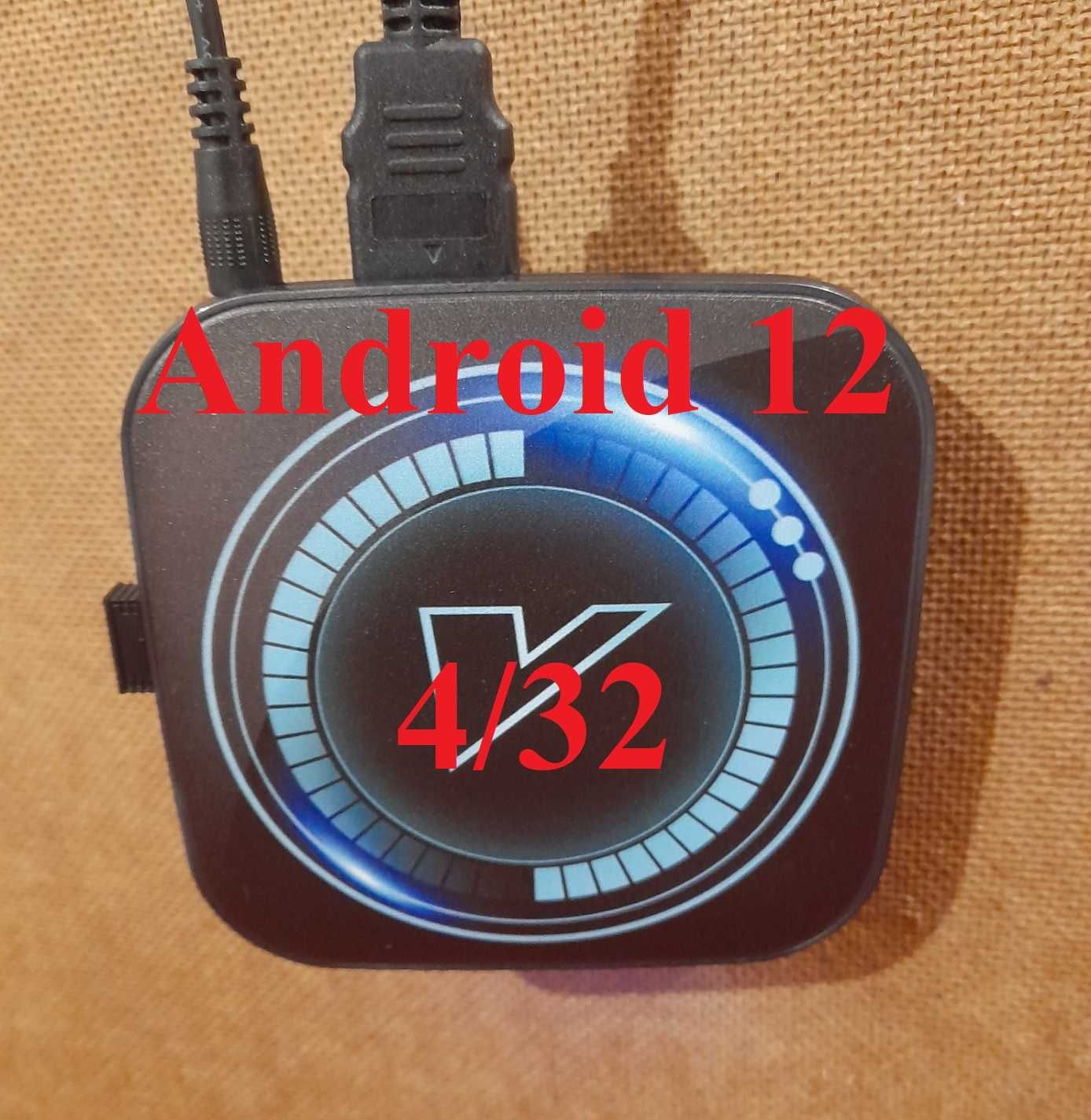 ТВ бокс 4К Vontar H618 4/32, Android 12. Налаштована.