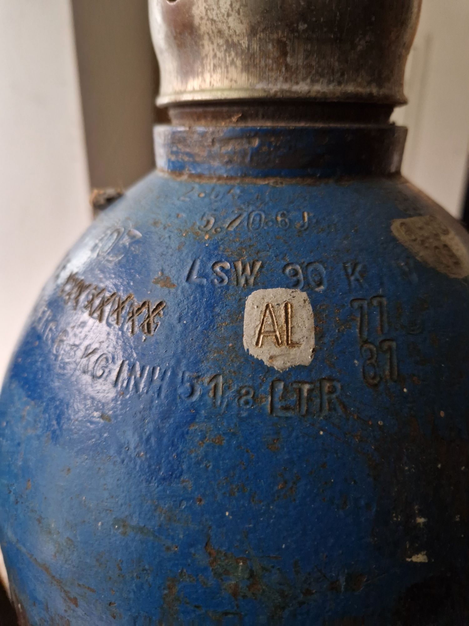 Butla gazowa 51,8 L – przemysłowa / spawalnicza