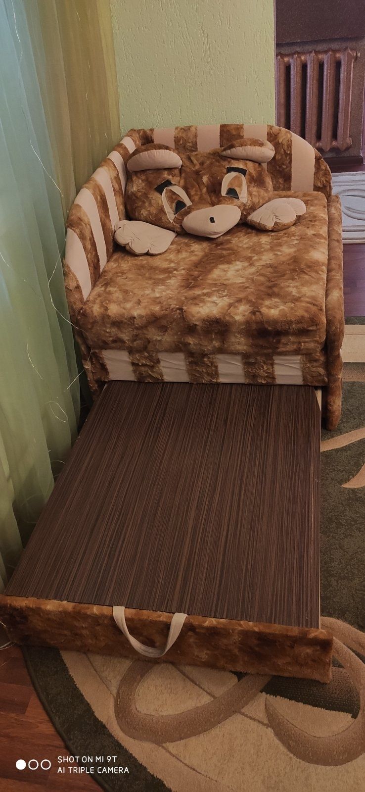 Дитячий диван ведмедик