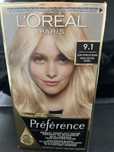 Farba blond do włosów loreal paris preference 9.1